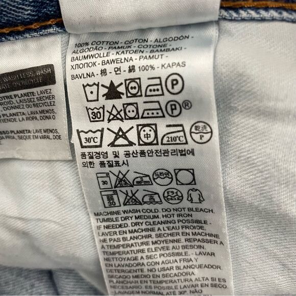 Levi's‎ 505 Jeans Men 38x33 Blue Medium Wash Straight Denim - Picture 4 of 14